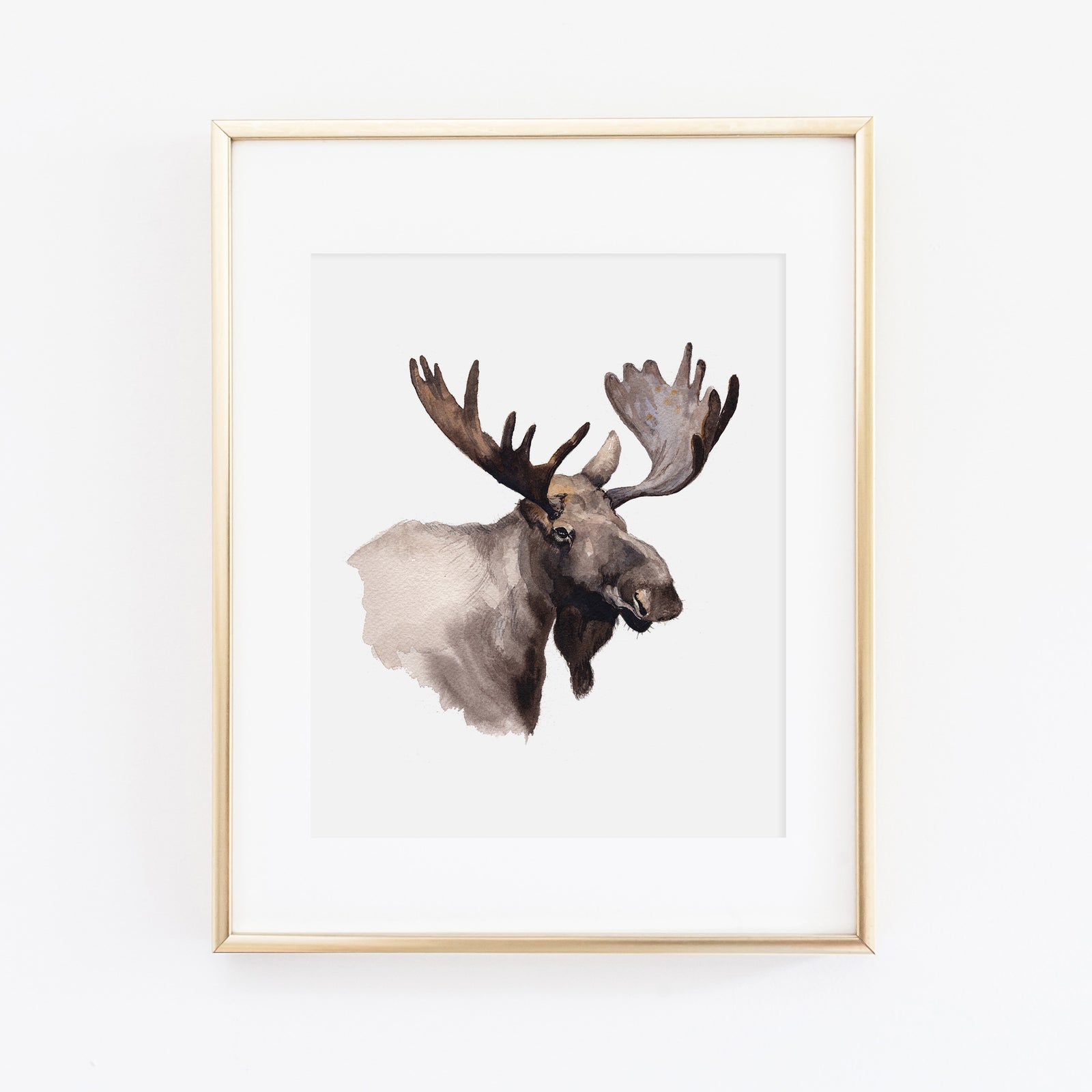 Moose Art Print