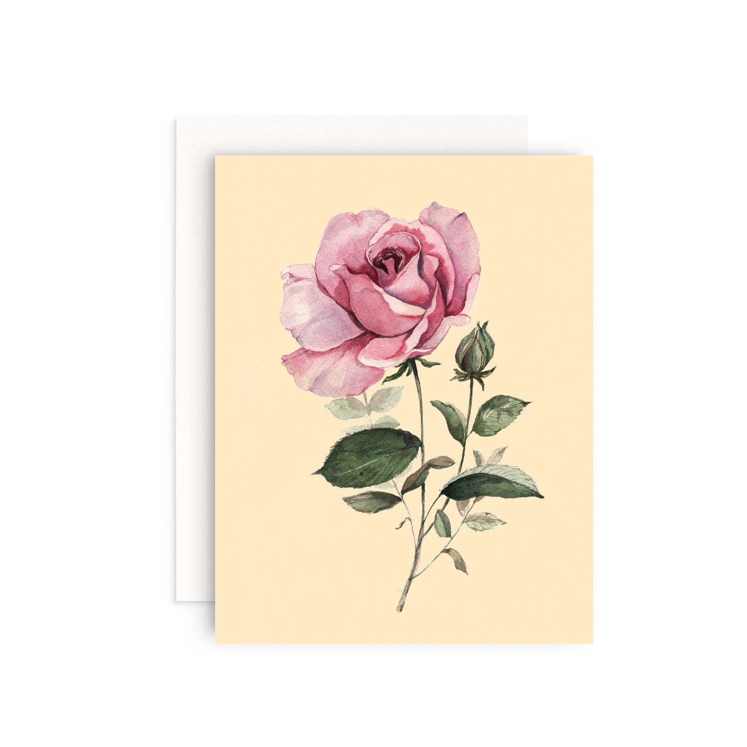 Deep Rose Greeting Card