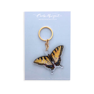 Tiger Swallowtail Butterfly Acrylic Keychain