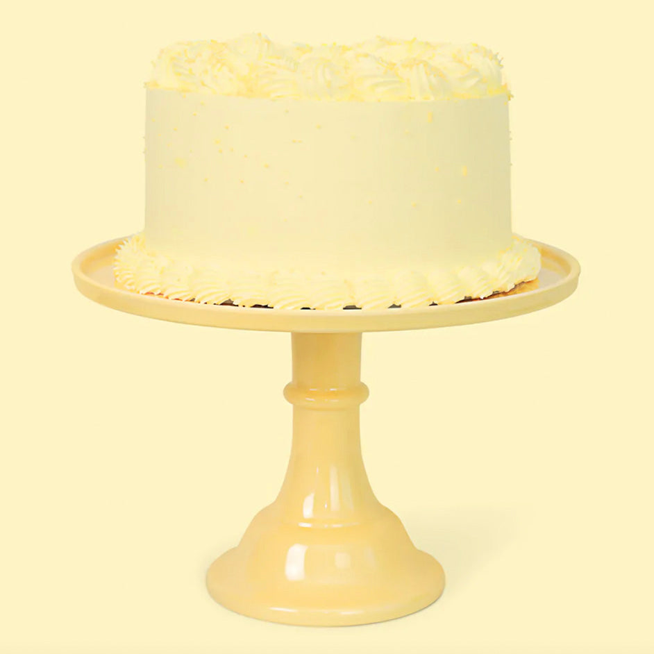 Daisy Yellow Melamine Cake Stand