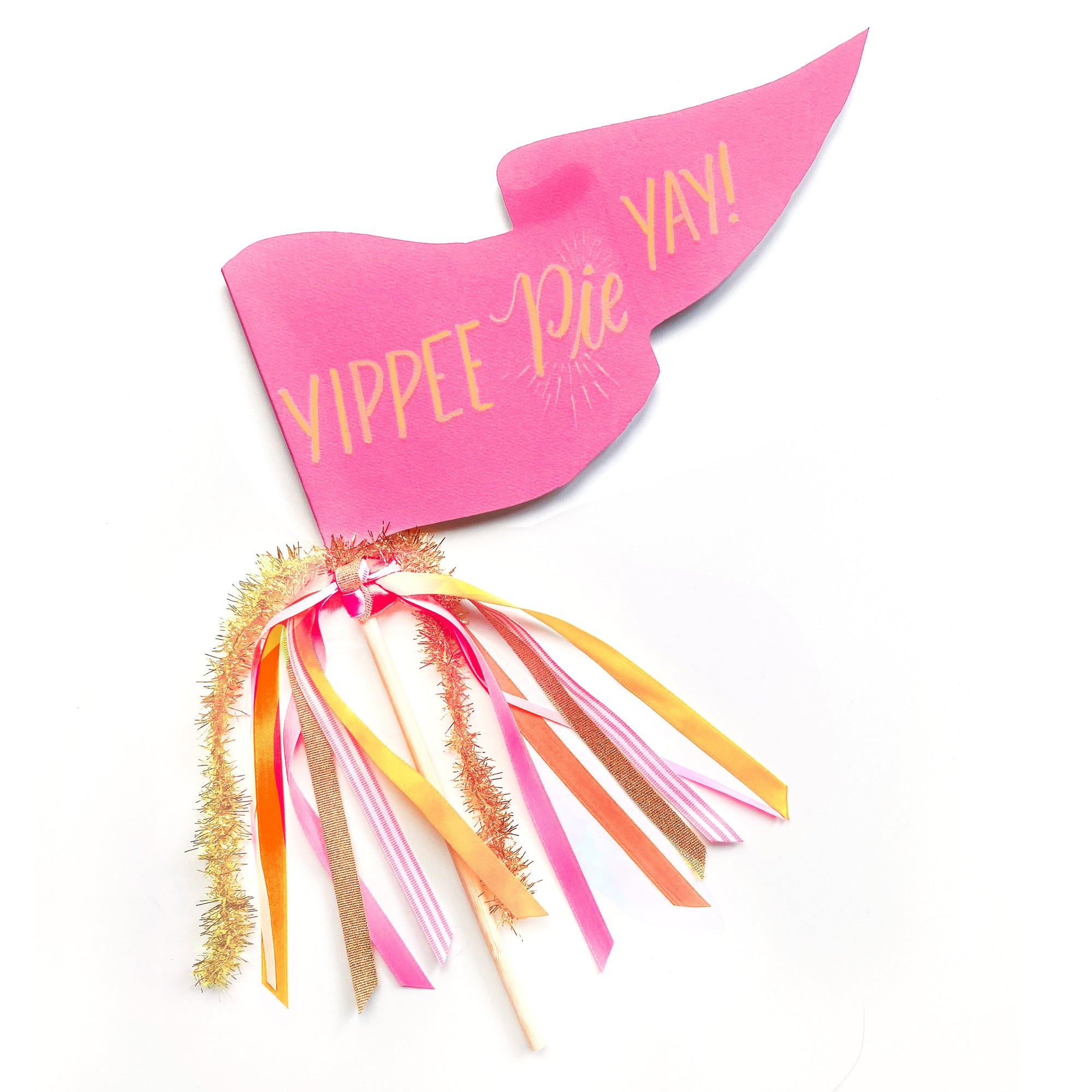 Yippie Pie Yay Party Pennant